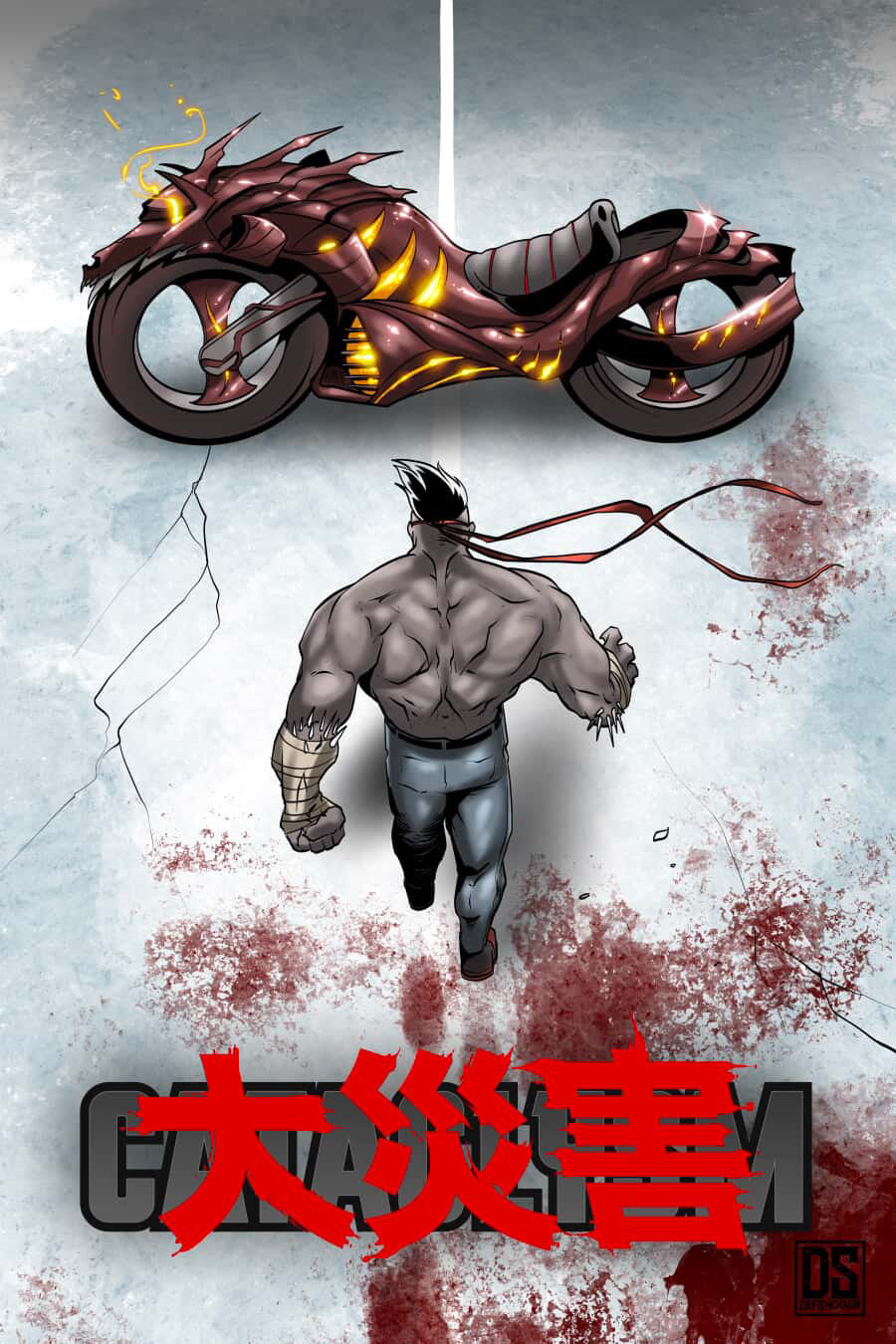 DefShogun’s Cataclysm #1 - Afshari Comics - Amazing Comic Con Las Vegas Exclusive - DefShogun Akira Homage Variant