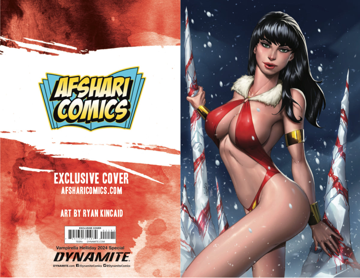Vampirella Helliday Special 2024 Afshari Comics Exclusive
