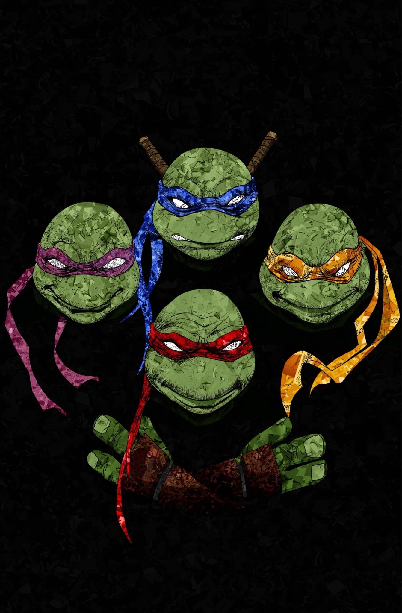 Teenage Mutant Ninja Turtles #1 (2024) Kyle Willis Cover. Afshari Comics Exclusive. LTD 700 Trade and 500 Foil!