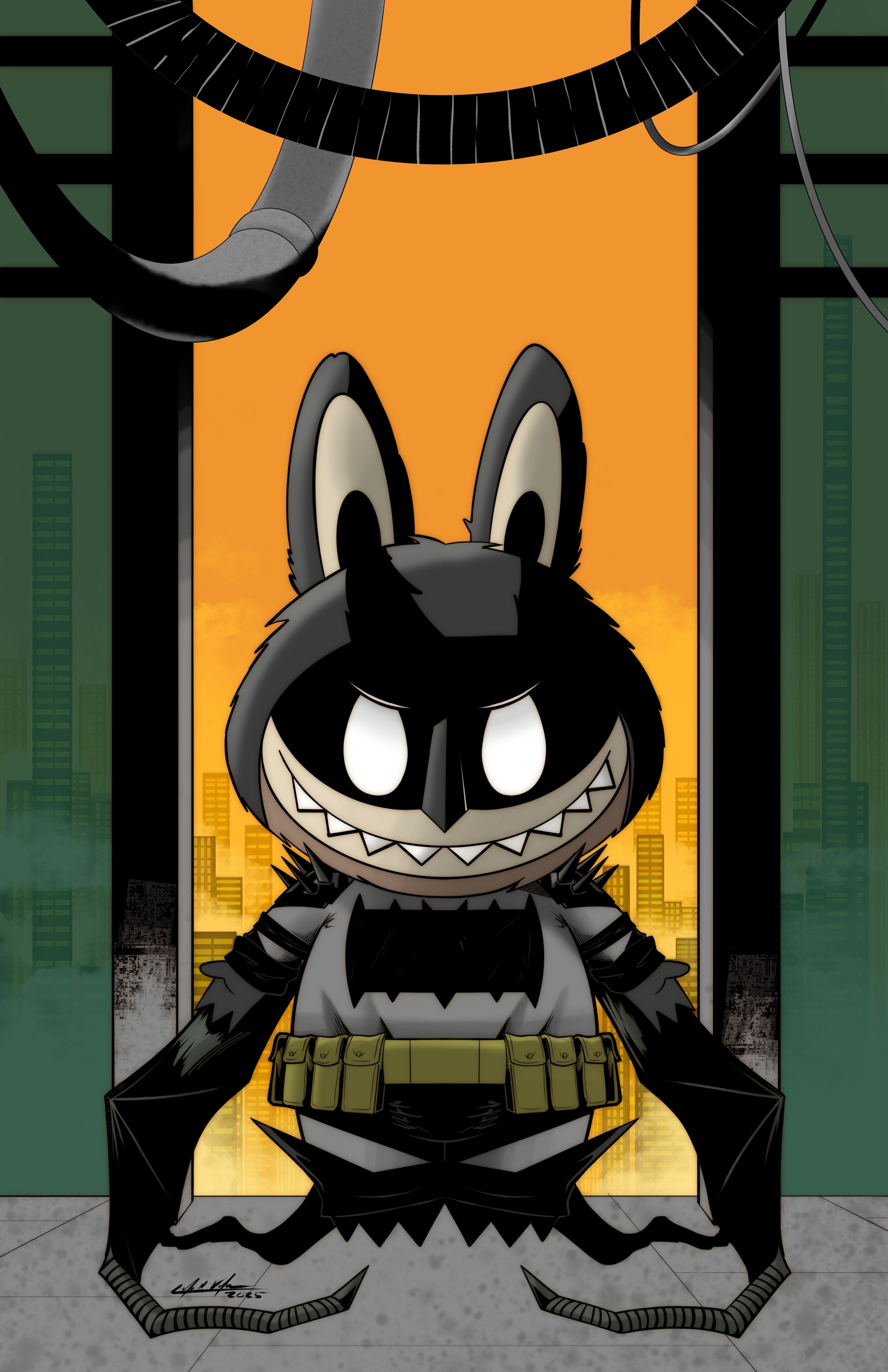 FAME: Kaising Lung - Creator of The Monsters Labubu - Afshari Comics - Fan Expo Dallas Exclusive - Absolute Batman Variant