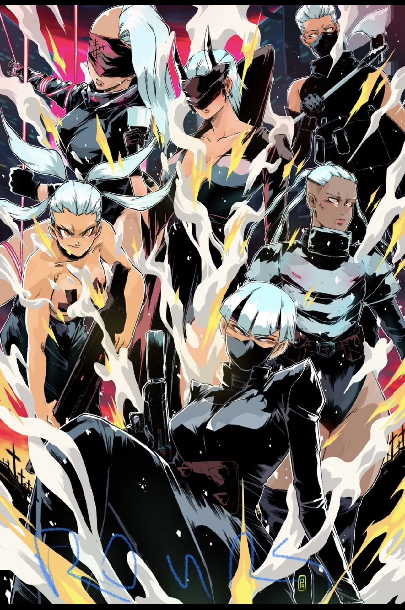 Liquid Kill #1 - Afshari Comics Exclusive - Prince Rours Cover