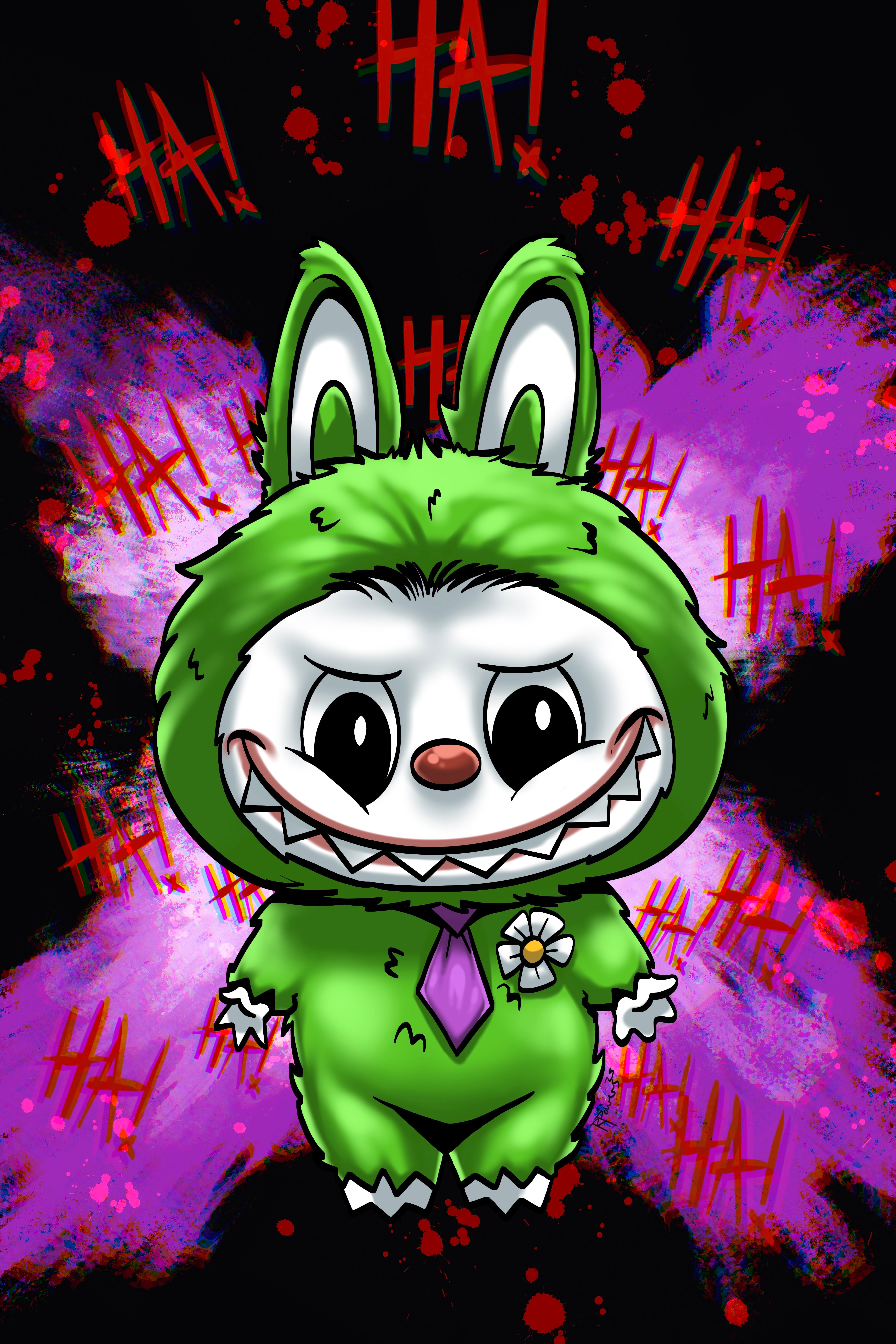 FAME: Kaising Lung - Creator of The Monsters Labubu - Afshari Comics - Fan Expo Dallas Exclusive - Joker Variant