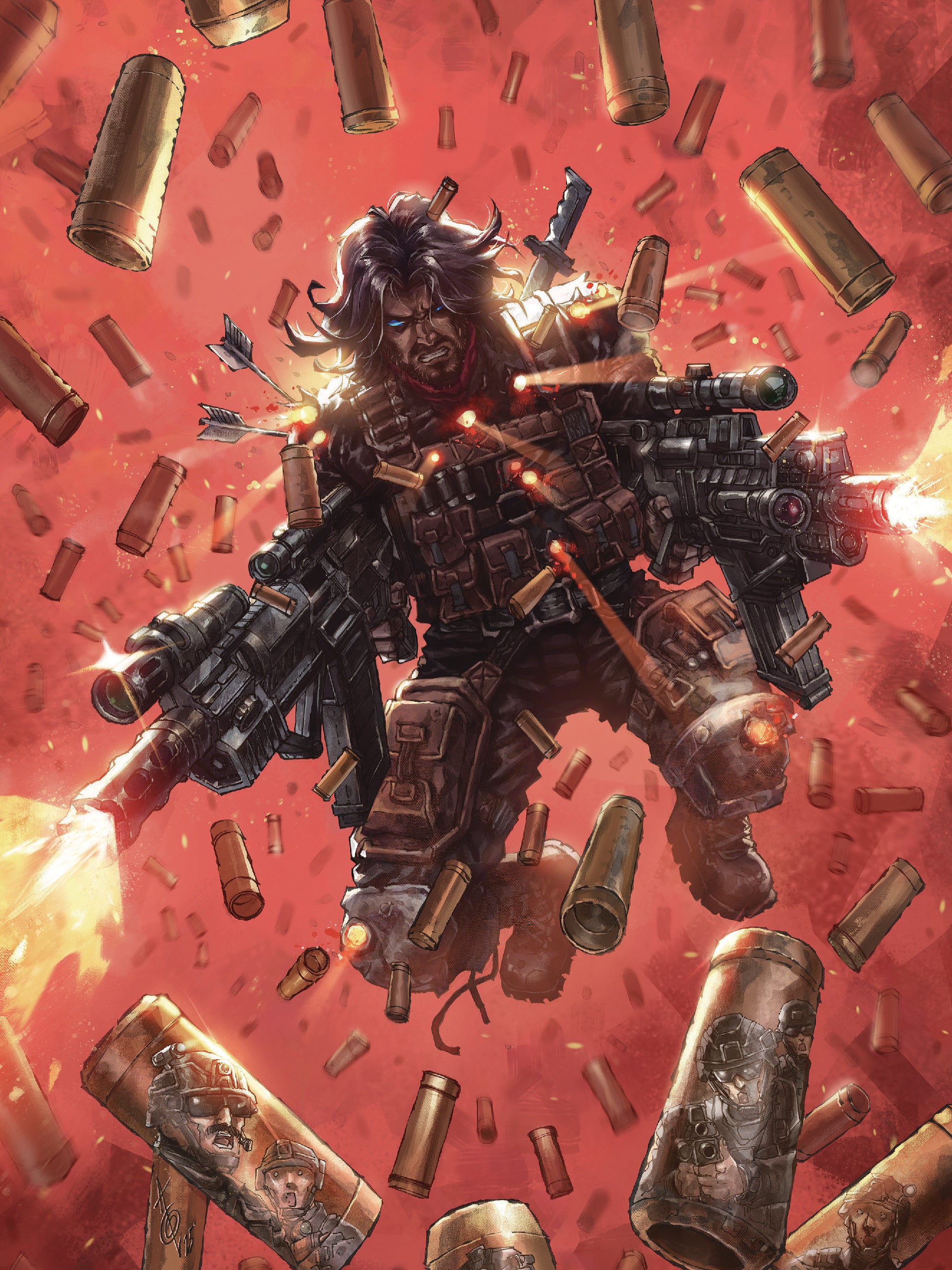 BRZRKR #1 - 7th Printing Alan Quah Virgin Foil Variant - Afshari Comics Exclusive