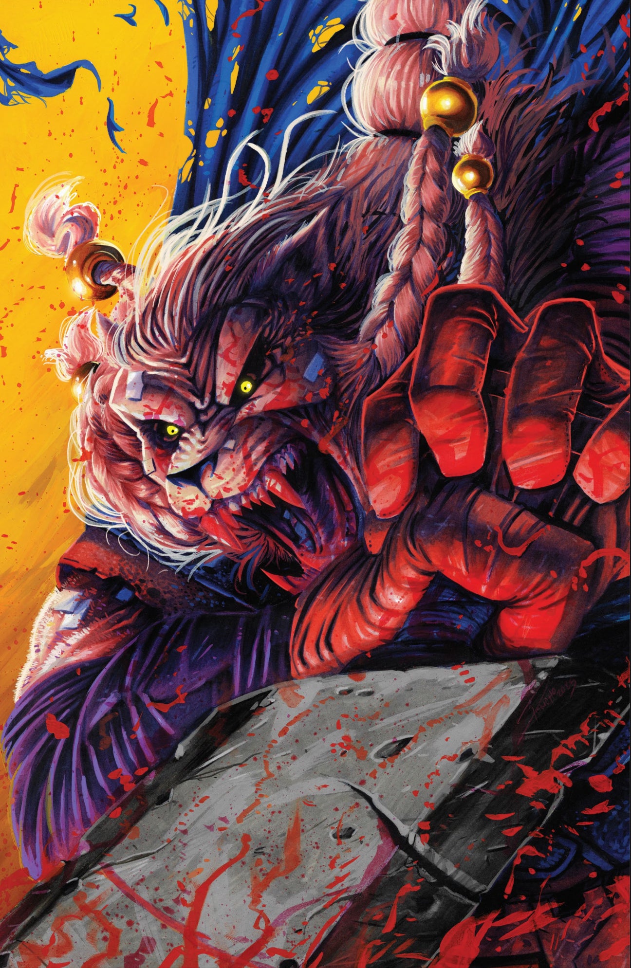 Invincible Universe Battle Beast Afshari Comics Exclusive PONCHO Virgin Foil Variant