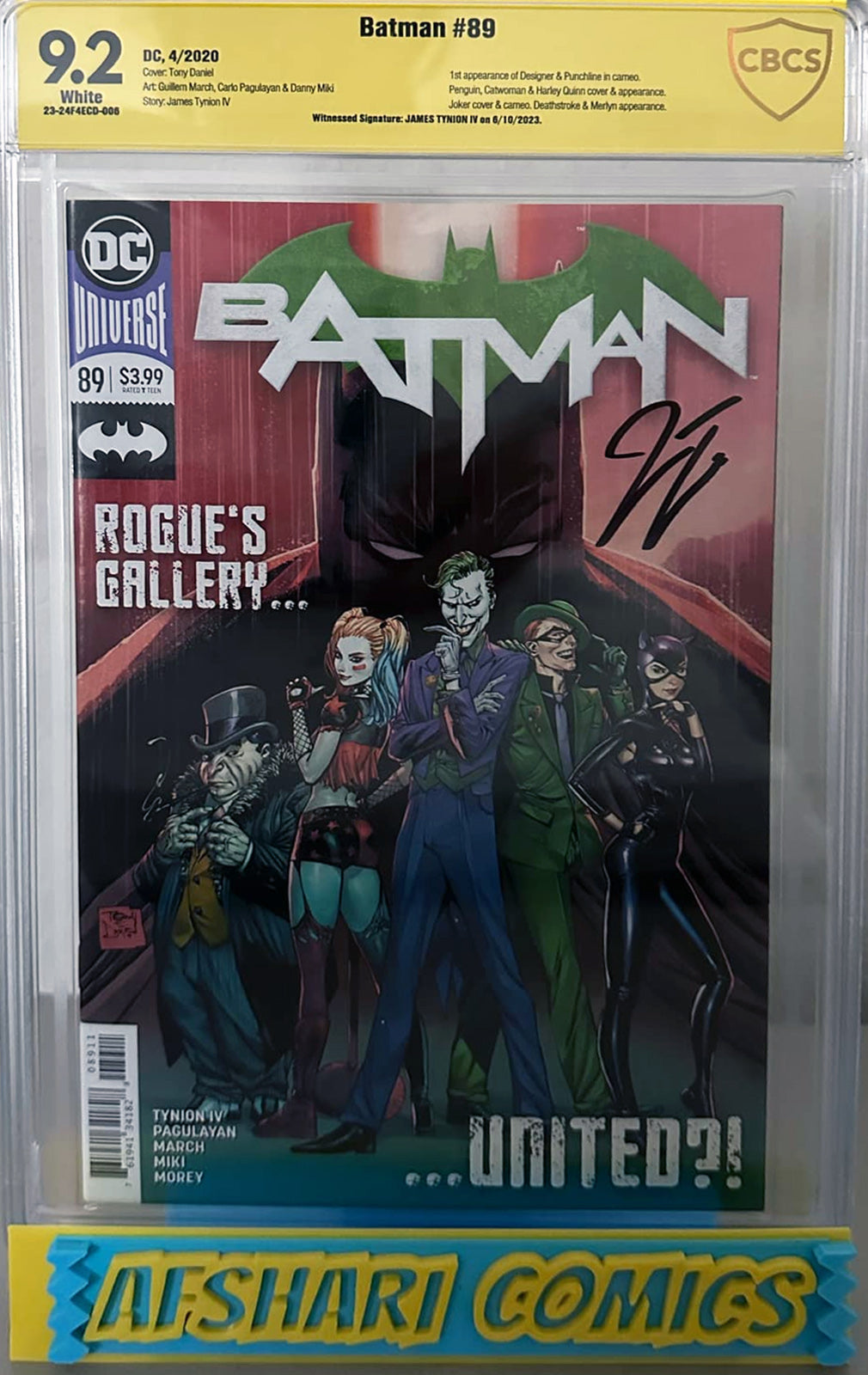 Batman #89 CBCS 9.2 Signed by James Tynion IV – Afshari Comics