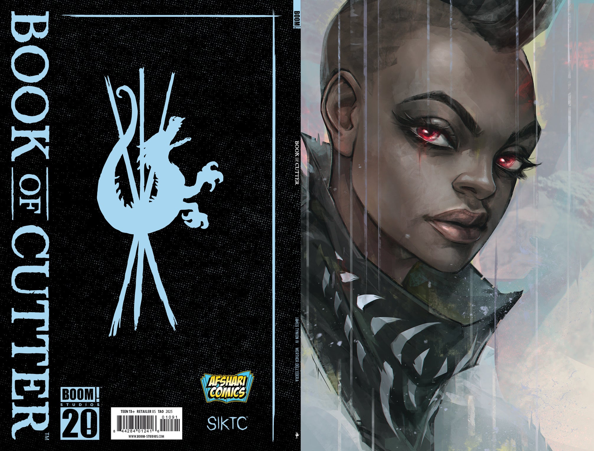 Book of Cutter #1 Afshari Comics Exclusive Ivan Tao Cover