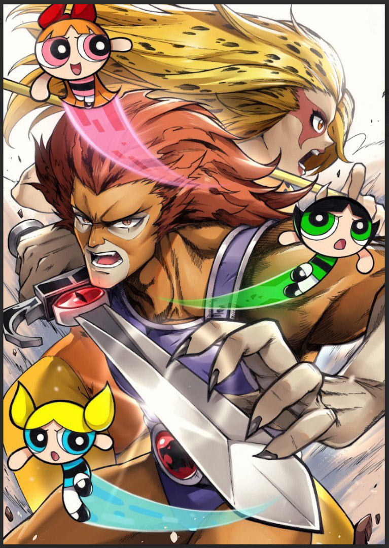 Thundercats X Powerpuff Girls #1 Afshari Comics Exclusive - Ruby Ling Variant