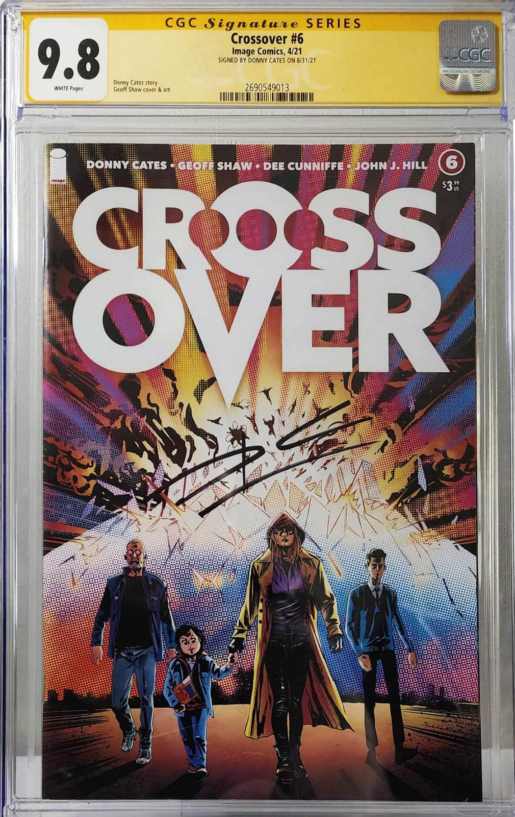 Crossover #6 CGC 9.8 Signed by Donny Cates