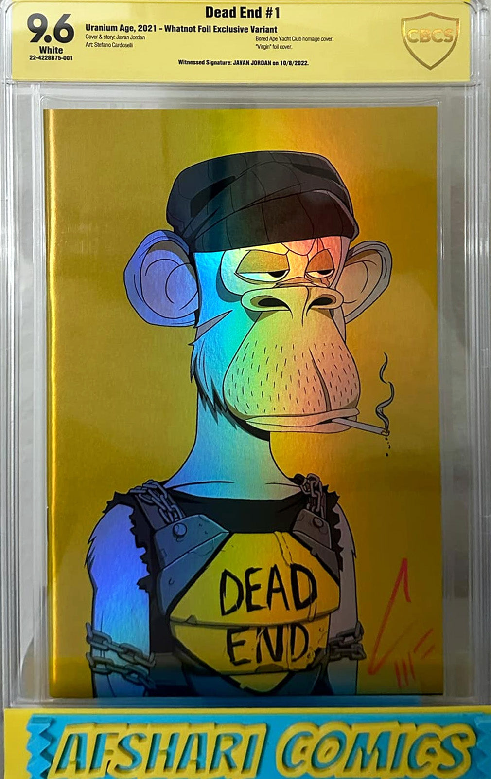 Dead End #1 Bored Ape Foil Variant CBCS 9.8 Signed by Javan Jordan