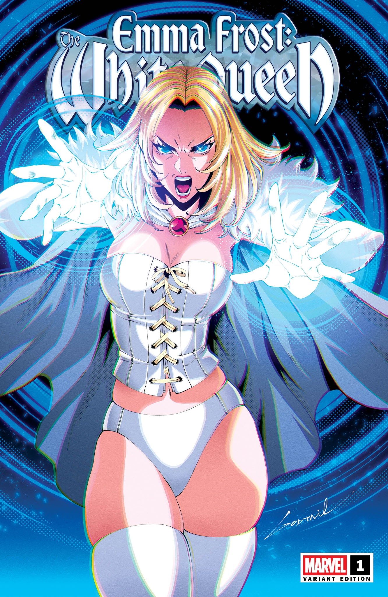 Emma Frost: The White Queen #1 Amazing Comic Con/Heroes Con Exclusive - Godtail Variant