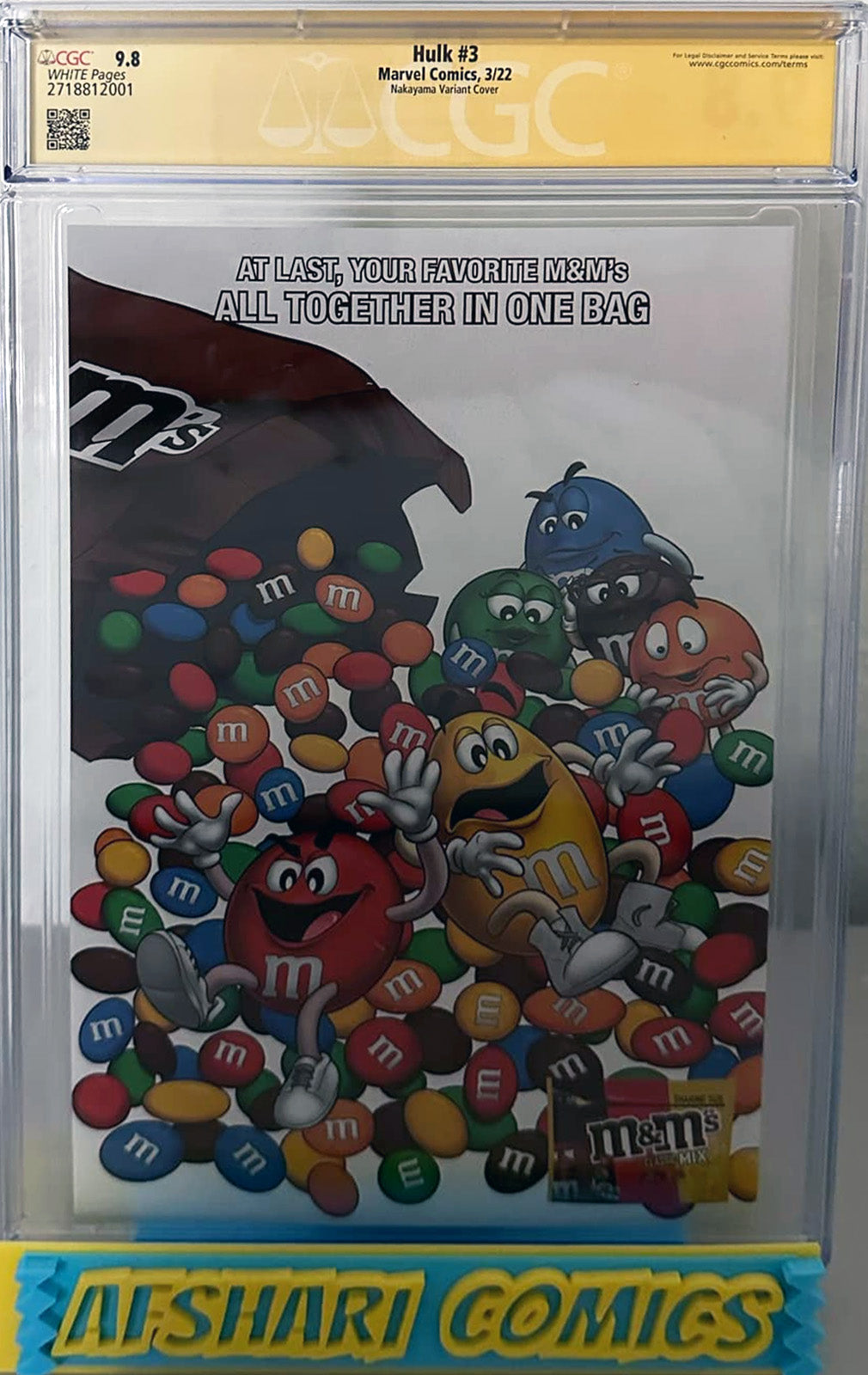 The Incredible Hulk #3 CGC 9.8 4x Signed by  Lou Ferrigno, David Nakayama, Donny Cates & Ryan Ottley