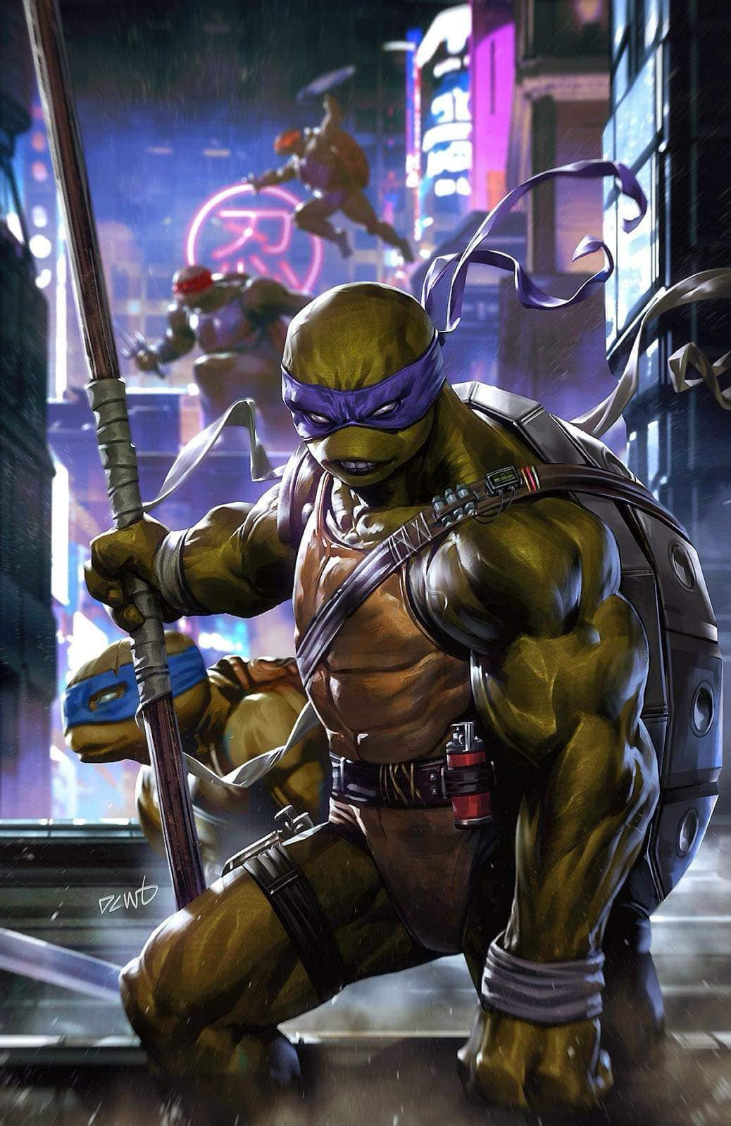 Teenage Mutant Ninja Turtles #4 Derrick Chew Virgin Cover - Afshari Comics Exclusive