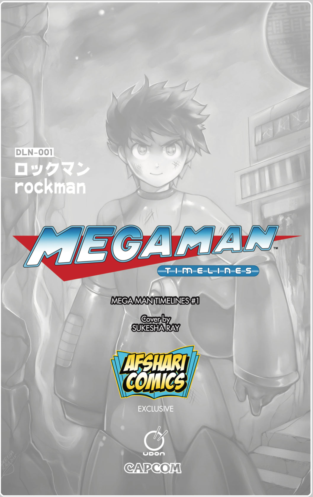 Mega Man Classic Timelines #1 Afshari Comics Exclusive - Sukesha Ray Variant Set