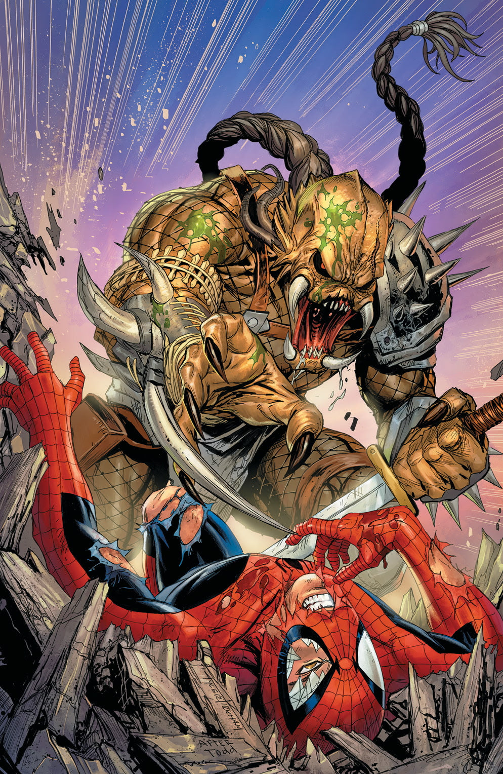 Predator vs. Spider-Man #1 Tyler Kirkham Exclusive Variant