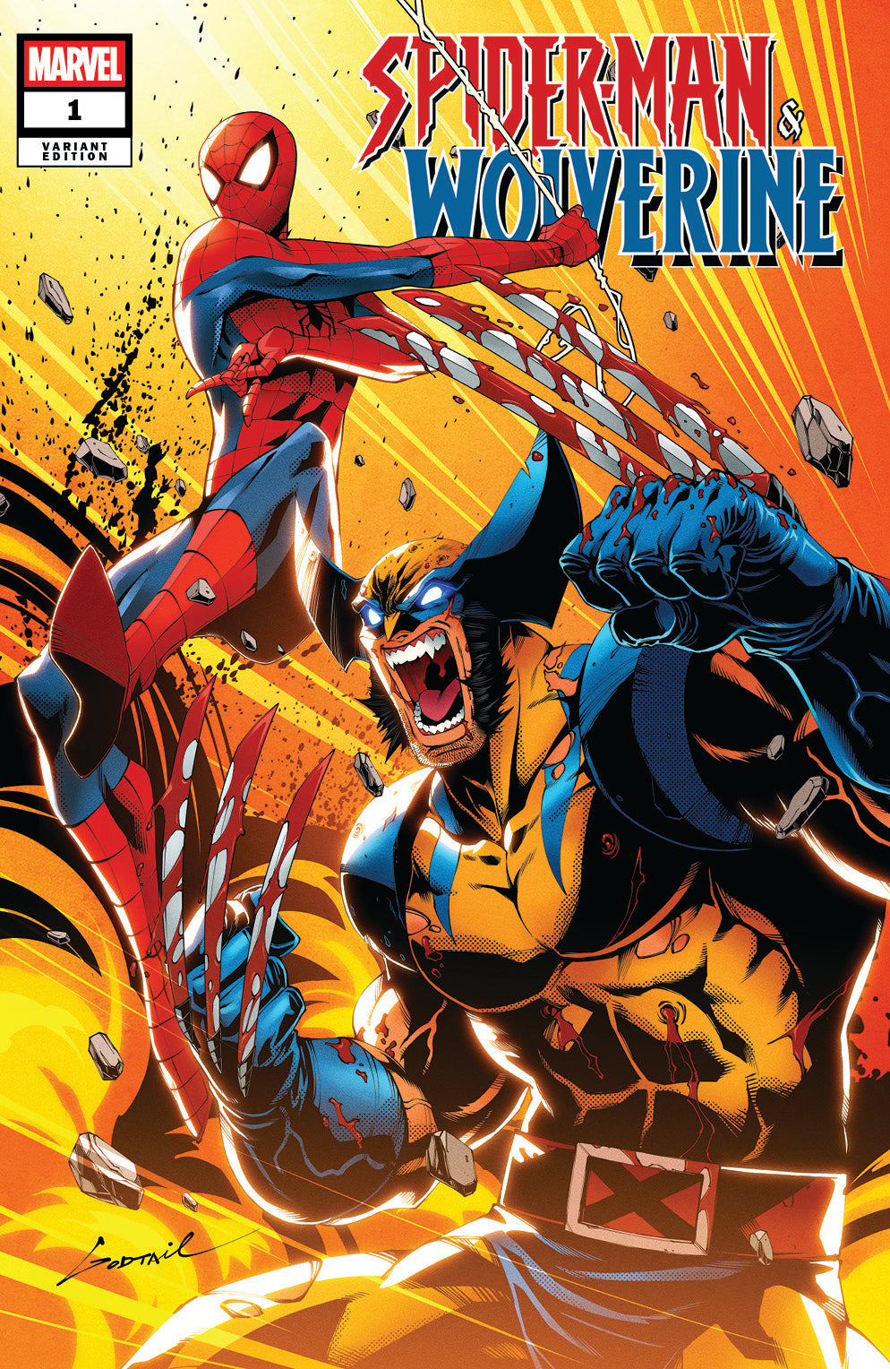 Spider-Man & Wolverine #1 Afshari Comics Exclusive Godtail Variant