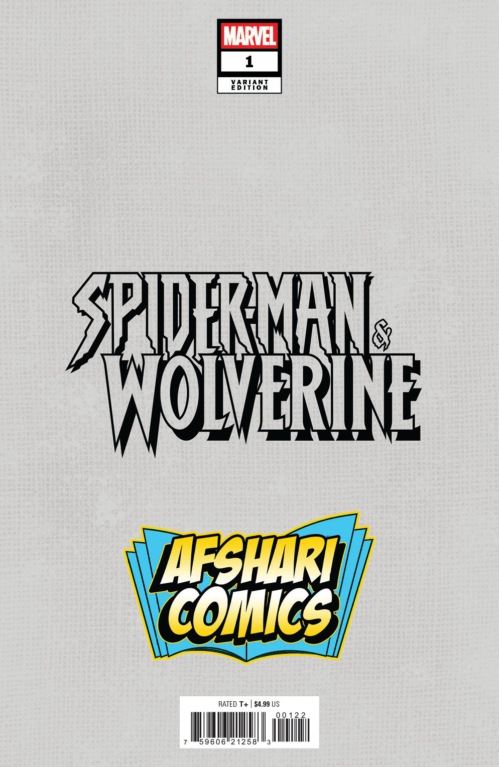 Spider-Man & Wolverine #1 Afshari Comics Exclusive Godtail Variant