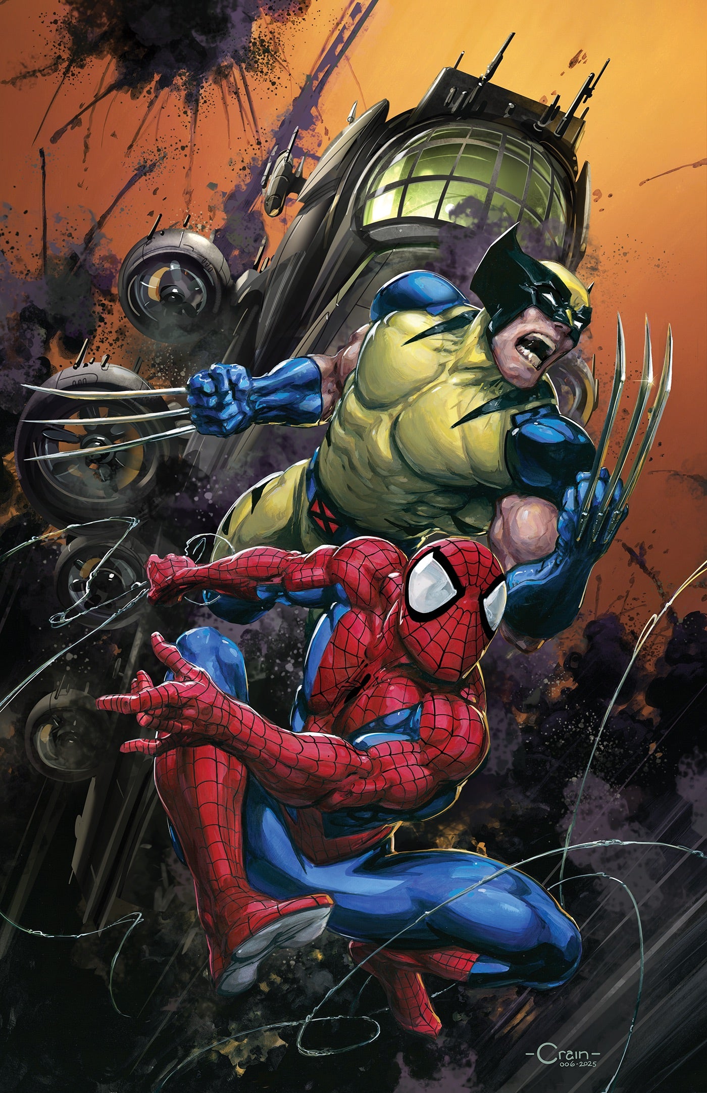 Spider-Man & Wolverine #1 Clayton Crain 1:100 Variant