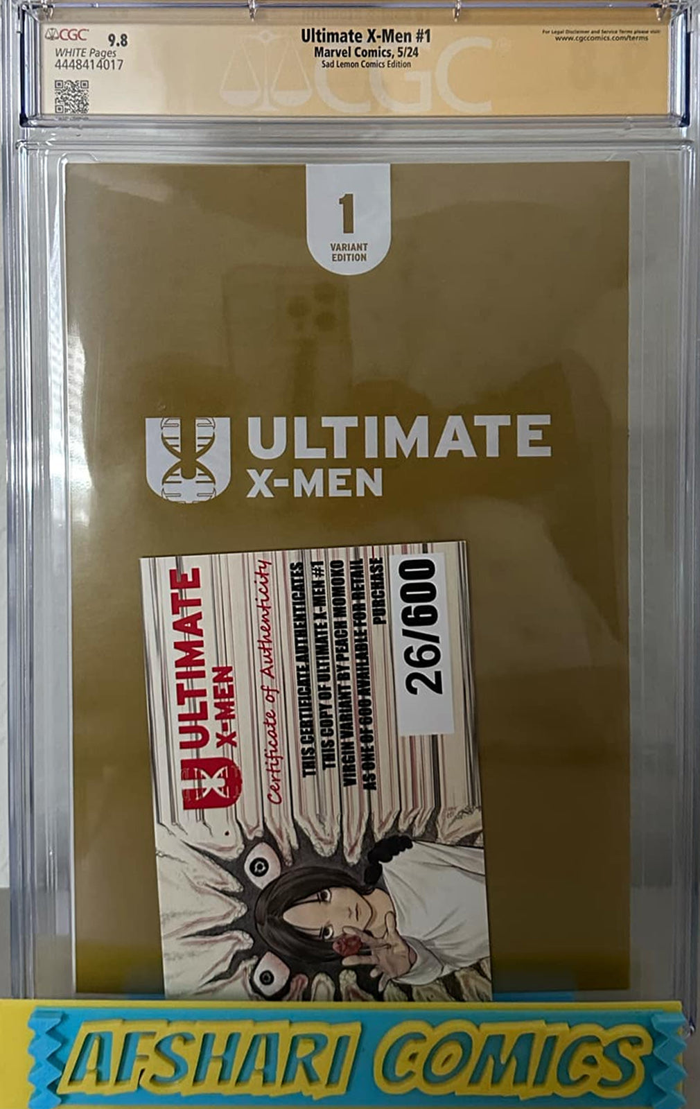 Ultimate X-Men #1 CGC 9.8 signed by Peach Momoko