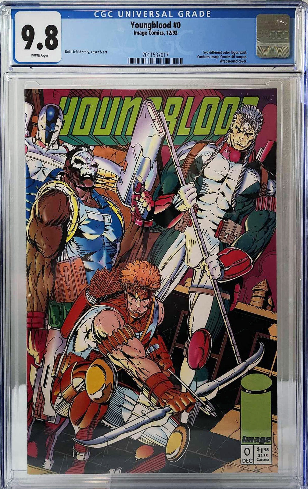 Youngblood #0 Rare Green Logo Variant