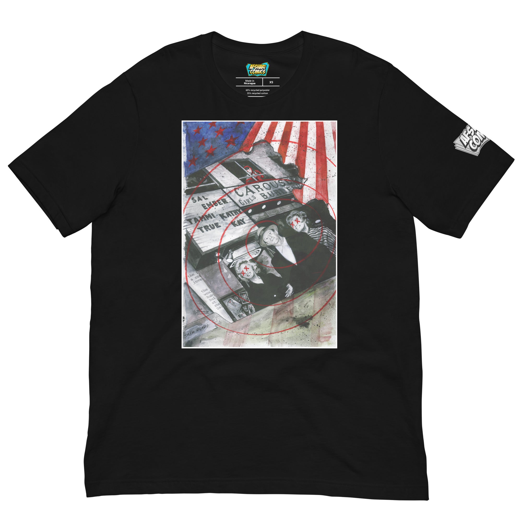 Limited Edition Afshari Comics Exclusive Leno Hernandez Signature Series Eco-Friendly T-Shirt