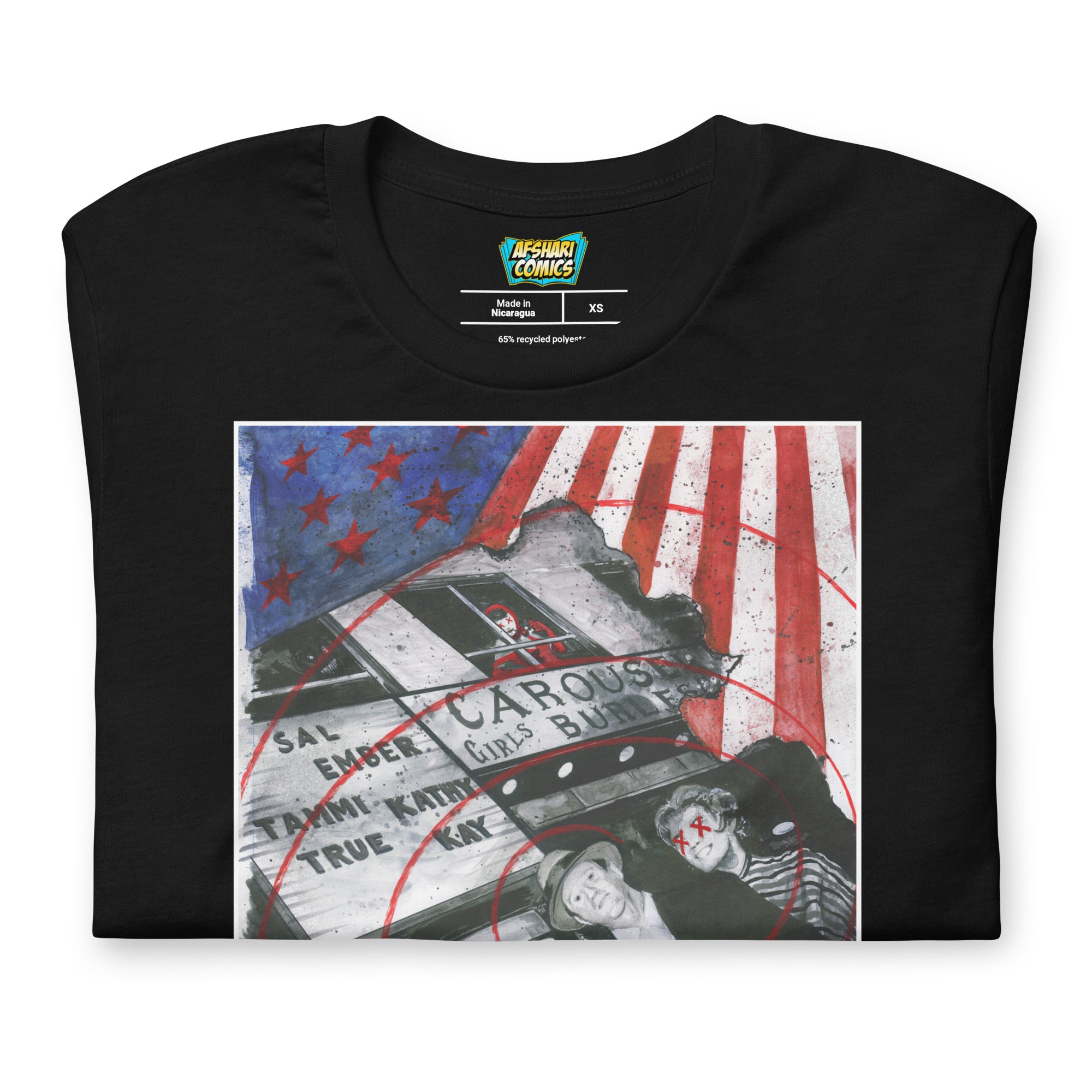 Limited Edition Afshari Comics Exclusive Leno Hernandez Signature Series Eco-Friendly T-Shirt