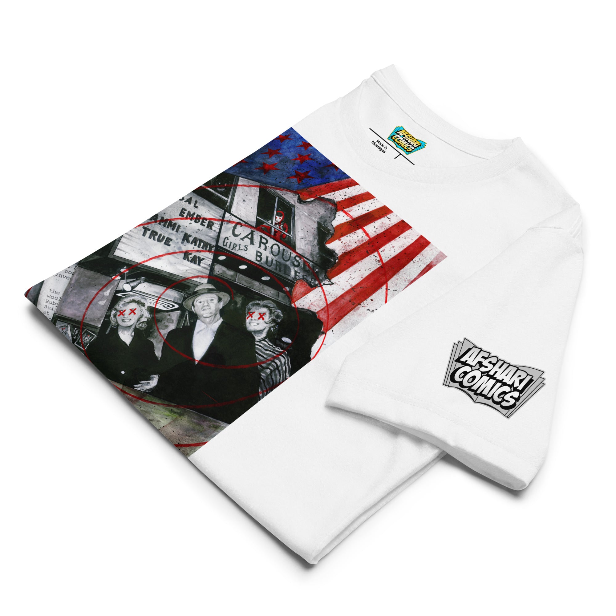 Limited Edition Afshari Comics Exclusive Leno Hernandez Signature Series Eco-Friendly T-Shirt